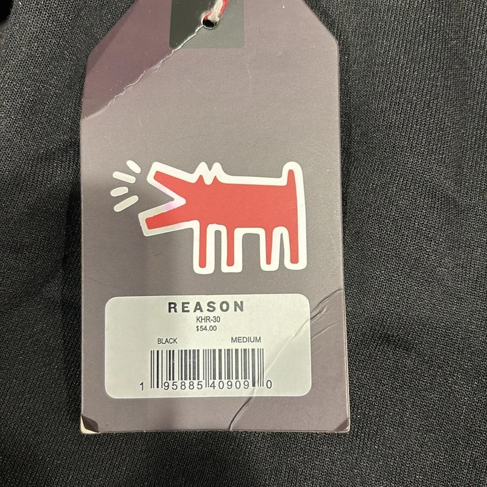 Brand new unworn with tags limited Reason Keith Haring collaboration black hoody - Picture 5 of 6